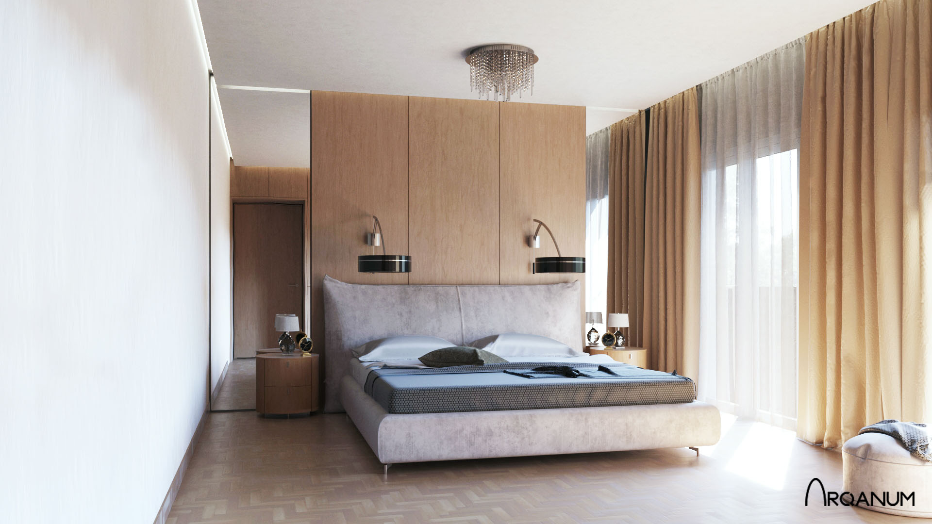 Residential building in Almería, bedroom